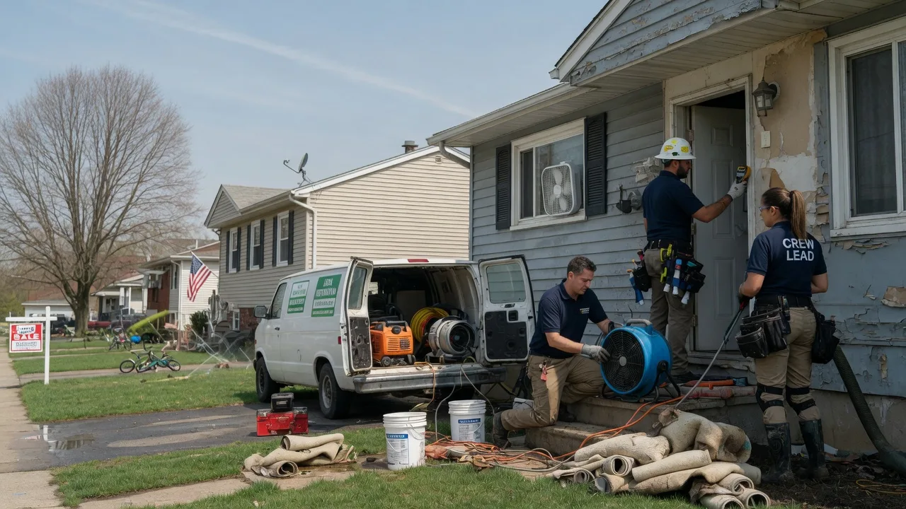 Flood Cleanup in Iowa City, IA near me